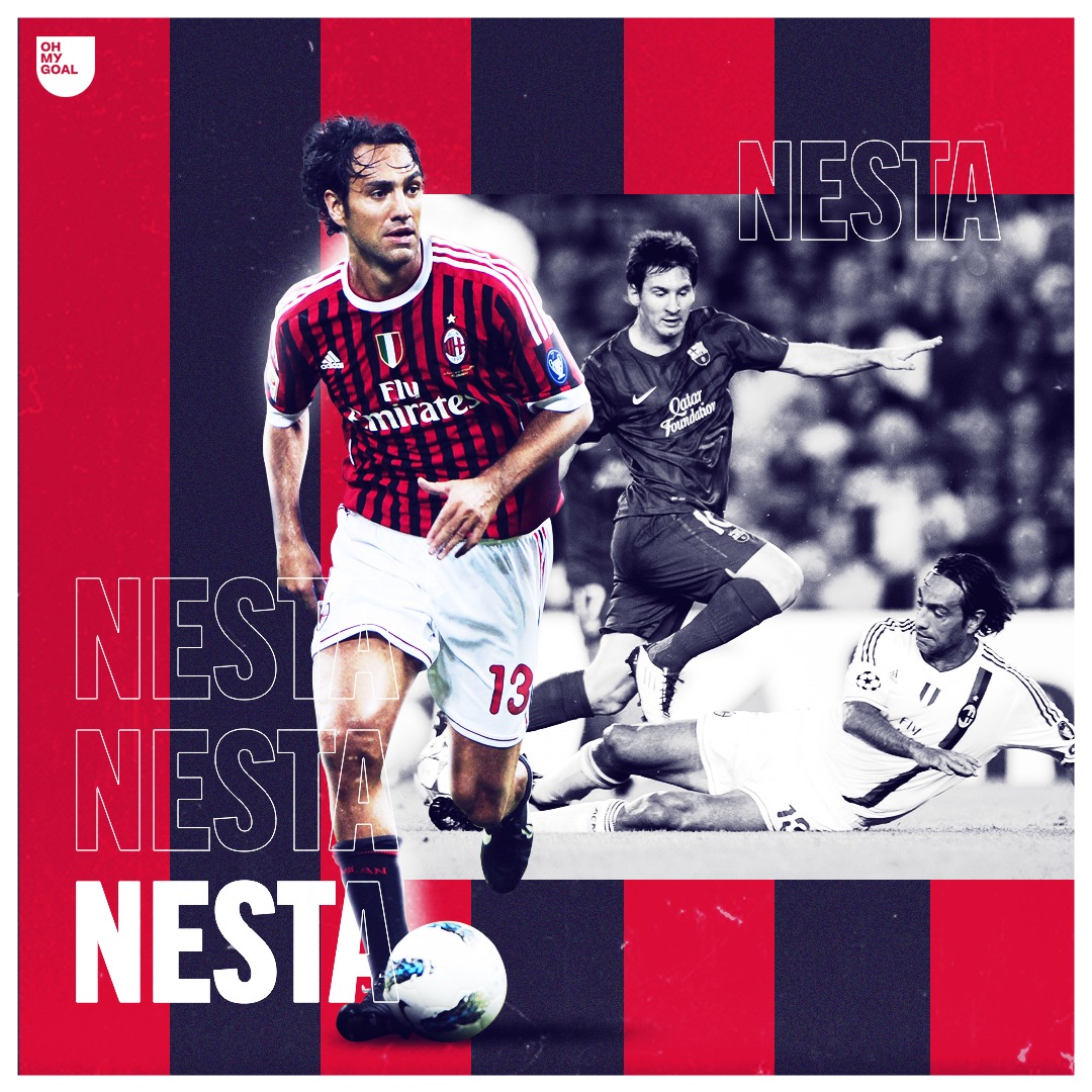 Alessandro Nesta is celebrating his 44th birthday today Happy birthday to one of the best defenders in history 
