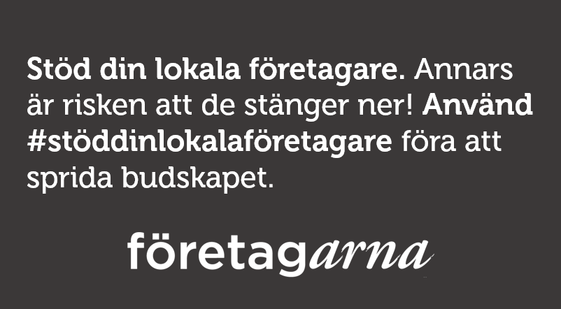 gunthermarder's tweet photo. Läget är redan akut för många företagare. Vi kan fortfarande välja vilket Sverige vi återvänder till efter krisen. 
Jag lägger #sparadkrona åt sidan till förmån för #stöddinlokalaföretagare och #maxadkrona. 
Gör det du med (om du har möjlighet)! Uppmana fler! https://t.co/OMqFv0qYMw