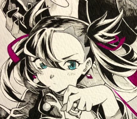 #上手い下手は別にして自分の絵柄のここが好き
線画の精度は結構気に入ってますね? 