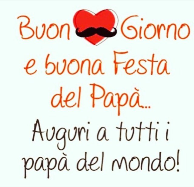 BatMaury's tweet photo. Augurissimi a tutti i #Papà!

#festadelpapa https://t.co/1kvFOOc5Mh