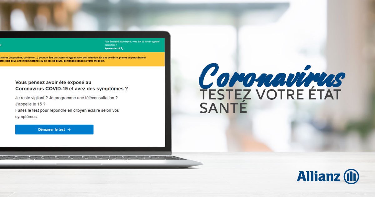 [#COVID19france] maladiecoronavirus.fr : un site qui permet de s’autoévaluer et de s’orienter, une initiative lancée par les médecins de <a href="/institutpasteur/">Institut Pasteur, since 1887</a>, <a href="/CHU_Lille/">CHU de Lille</a>, <a href="/CHURennes/">CHU de Rennes</a> et <a href="/derniercriio/">Dernier Cri</a>, <a href="/Docapost/">Docaposte</a>, @dgfla_avocats, Kelindi, Medacom, ILC, <a href="/allianzfrance/">Allianz France</a>