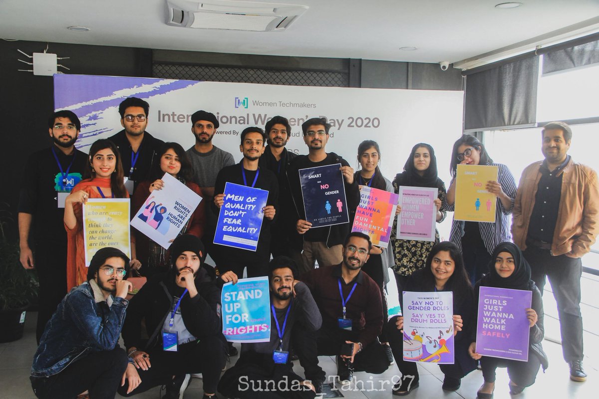gdgcloudISB's tweet photo. Hey everyone! The wait is finally over! Here are the highlights of IWD Women Techmakers 2020. Feel free to share and tag all your fellows.
#EachforEqual #BeBoldForChange #TogetherWeRise #GDGCloudIslamabad #WomenTechmakers #GDGCloudISB #GCP #IWD2020 https://t.co/vKX2ymkCsR