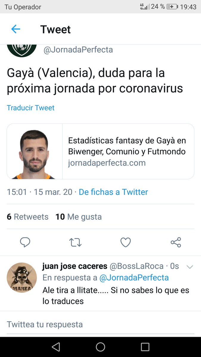 BossLaRoca's tweet photo. @JornadaPerfecta Cuando piensas que no lo puede hacer peor.... Ves que sí #bloqued #suerte https://t.co/5UW6BMIJ5b