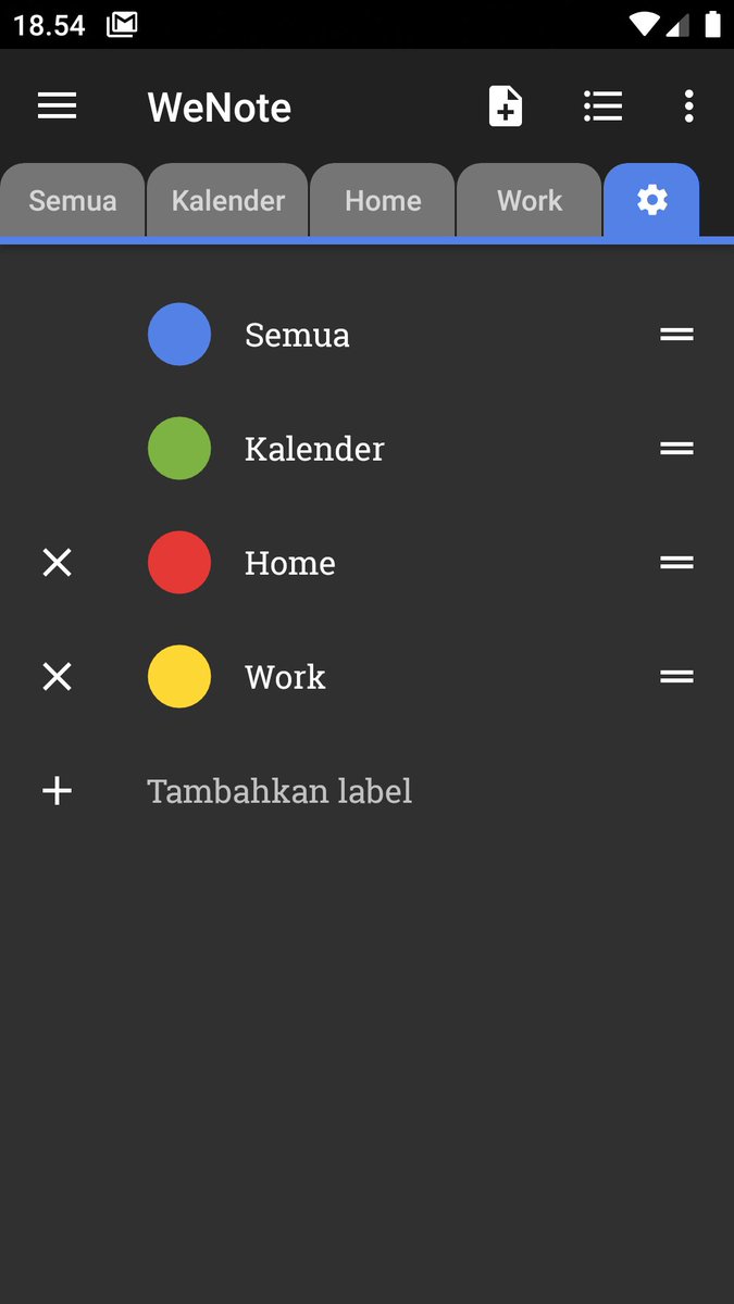 yccheok's tweet image. We understand that not everyone love tab navigation. Hence, we are going to introduce drawer navigation in next version. Leave comment in below, to let us know how we can improve further. Thank you.

#wenote