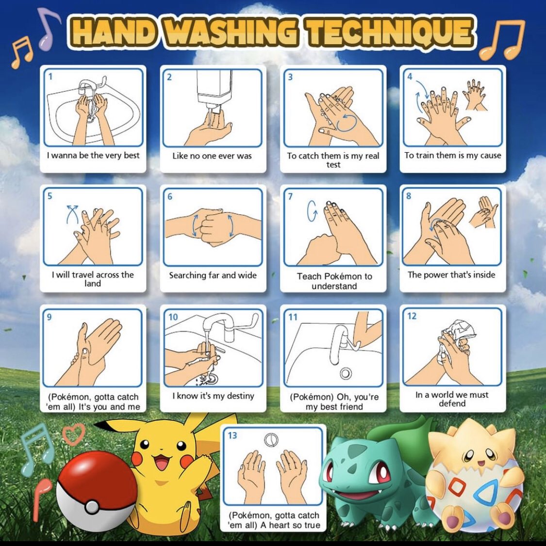 AkiUp_Gaming's tweet photo. “Gotta wash em all” 
.
#pokemon #nintendo #coronavirus #washyourhands #stayclean #clean https://t.co/BOEUoMuIwl