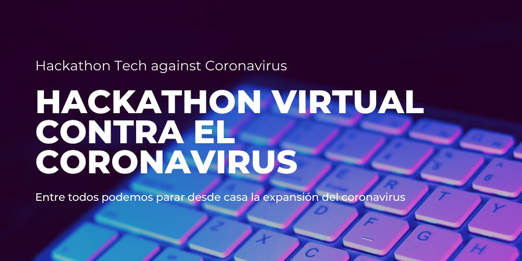 Estamos ante un desafío global. ¿Qué podemos hacer? #Hackaton Tech Against #Coronavirus es una iniciativa virtual ciudadana para luchar desde la tecnología. 48 horas online para desarrollar, prototipar, crear y mejorar soluciones. Únete 👉bit.ly/formulariohack… #tech