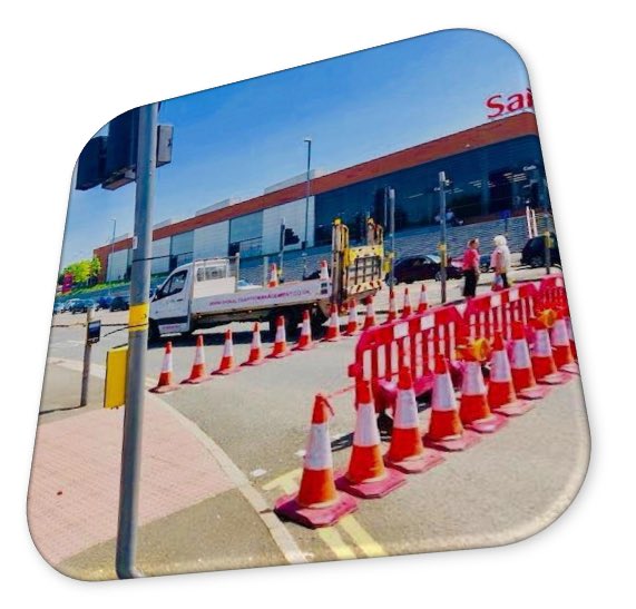 Luke Swatman (@swatpav) on Twitter photo Signal TM are working 24/7 managing traffic and pedestrians with our crowd friendly PINK barriers! 
Thank you to all members of the public for working with our teams onsite to ensure everyone’s safety at this difficult time. 
#covid19UK #Supermarkets #01562825557 Signal TM are working 24/7 managing traffic and pedestrians with our crowd friendly PINK barriers! 
Thank you to all members of the public for working with our teams onsite to ensure everyone’s safety at this difficult time. 
#covid19UK #Supermarkets #01562825557