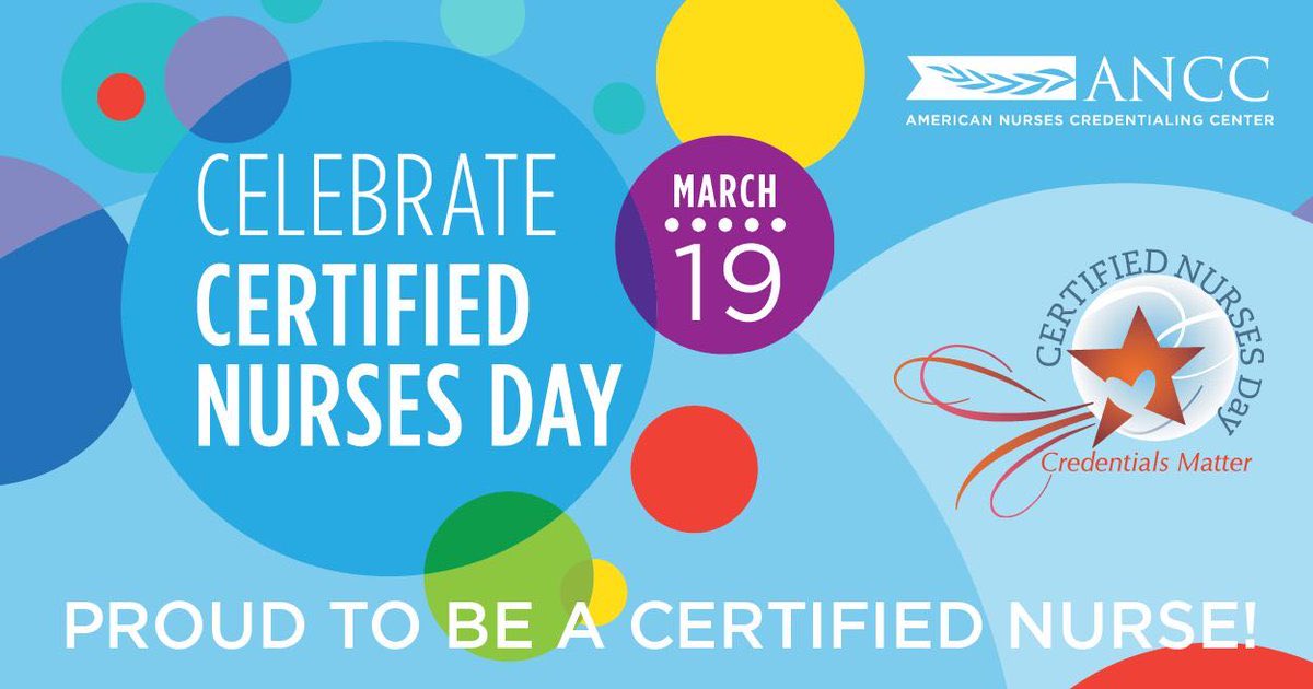 LThayerRN's tweet photo. #Certification shows ongoing commitment to our patients, families, &amp; the nursing profession. It signifies dedication to lifelong learning &amp; shows that we care about safety, quality, and excellence in health care delivery. #CertifiedNursesDay #CNL #ClinicalNurseLeader #ANCC https://t.co/k4VGuJlZEX