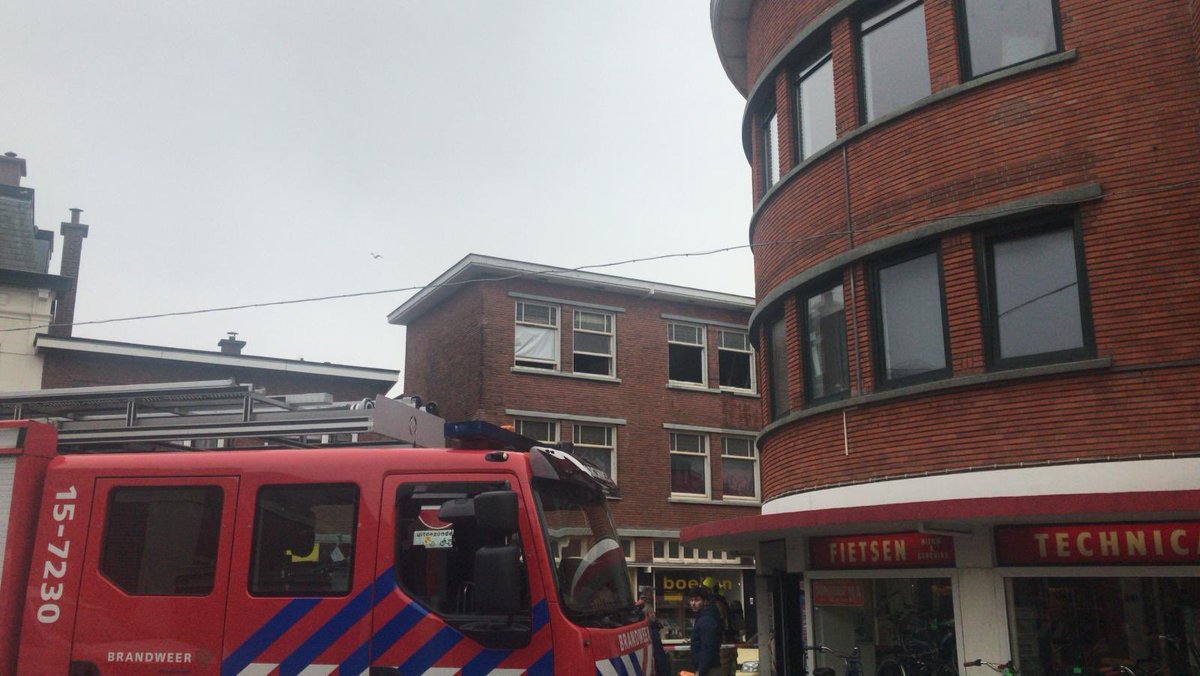 Melding gebouwbrand Scheveningen