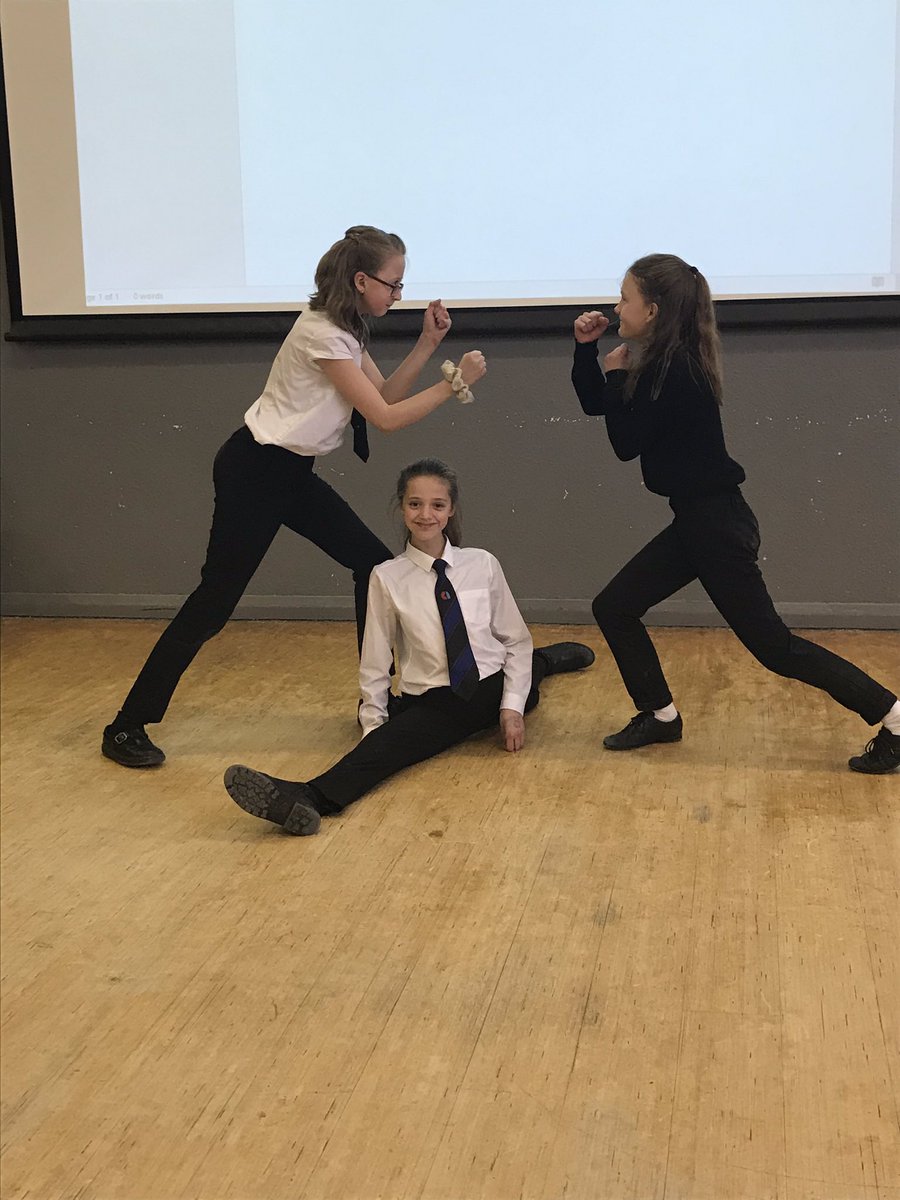 AanDrama's tweet photo. 7C3 desperate to perform their Shakespeare pieces early- and they were brilliant! No scripts on stage, energetic, entertaining and engaging! Celebrated with a round of bang and a moo off 🐄 #shakespeareisfun 😊 https://t.co/Al5Y0eB5f6