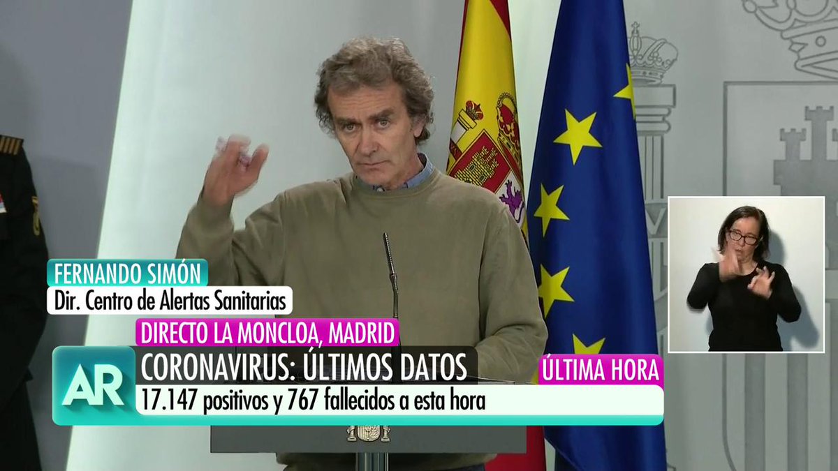 telecincoes's tweet photo. #ÚLTIMAHORA Las cifras actualizadas sobre la crisis sanitaria del coronavirus > https://t.co/fR6iCIDK6m

🔴 17.147 positivos
🔴 1.107 curados
🔴 939 pacientes en UCI
🔴 767 fallecidos https://t.co/zwOuNVJxqW
