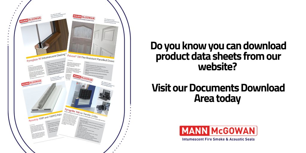 Do you need a data sheet? Visit our Documents Download Area and gain access to all our product data sheets at the touch of a button! bit.ly/2J0D1BK #firesafety #fire #passivefire