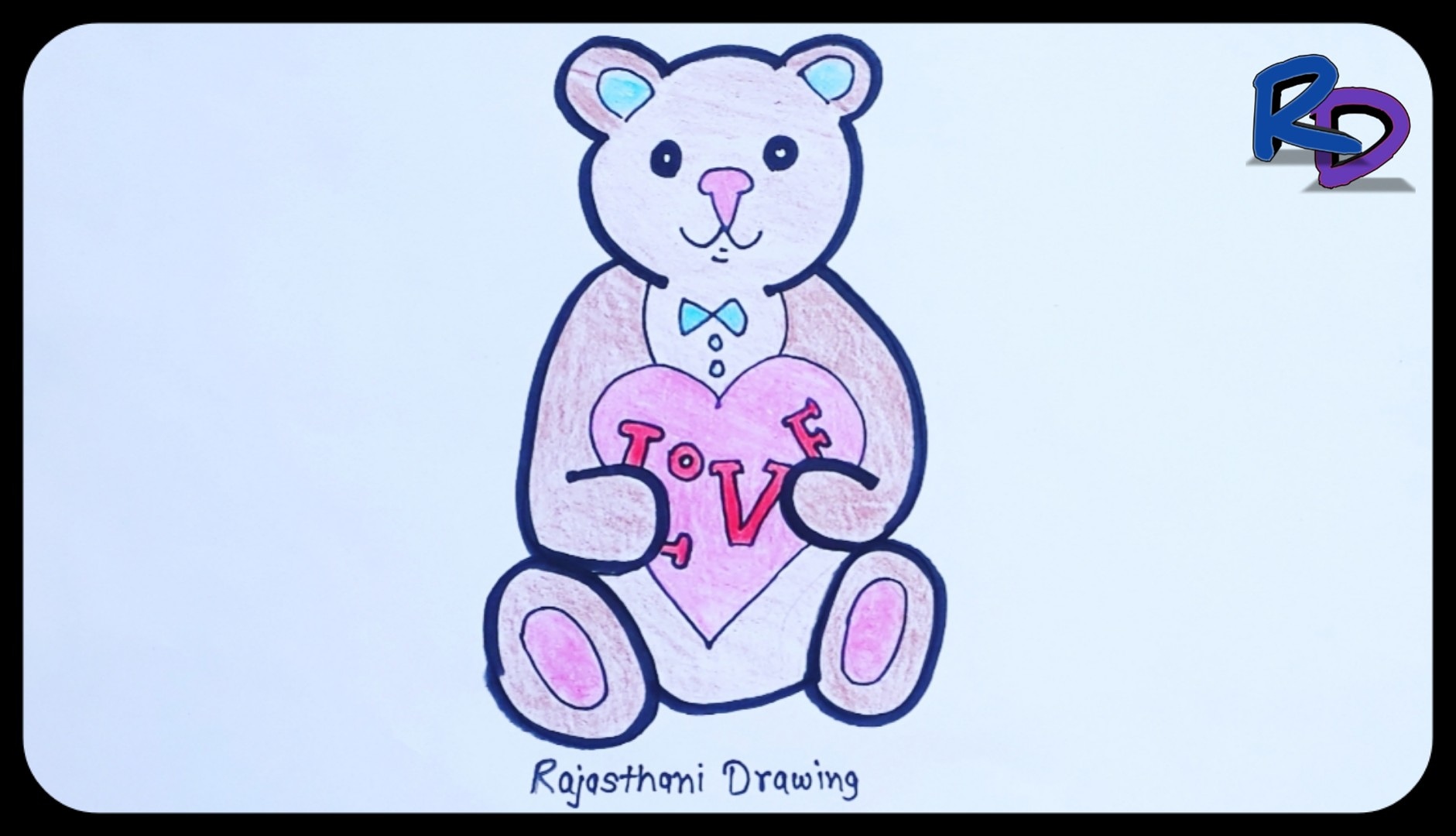 How To Draw A Teddy Bear Step by Step - [7 Easy Phase] & [Video]