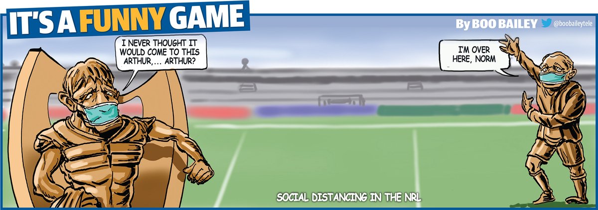 The crazy world of footy, is just getting crazier. My #nrl toon for <a href="/telegraph_sport/">Telegraph Sport</a> . <a href="/dailytelegraph/">The Daily Telegraph</a> <a href="/BuzzRothfield/">BUZZ ROTHFIELD</a> <a href="/FOXNRL/">Fox League</a>