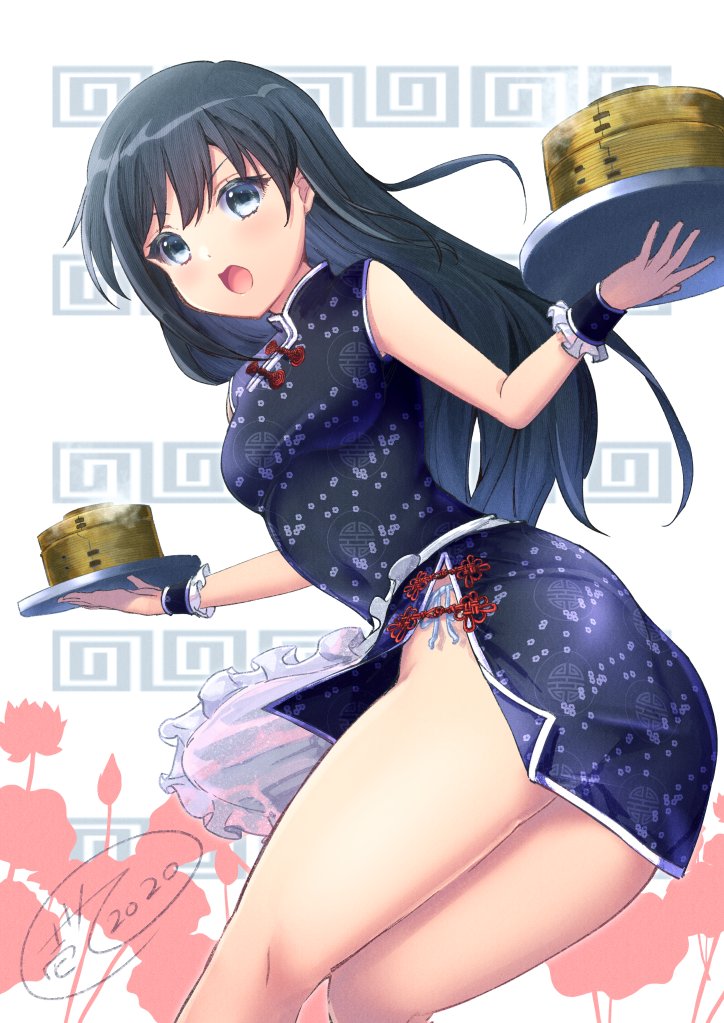 時雨(艦これ) ,時雨改二 「#自分のTwitterいいねTOP3をあげる
チャイナ艦娘編 #艦これ 」|壱十九 / illustratorのイラスト
