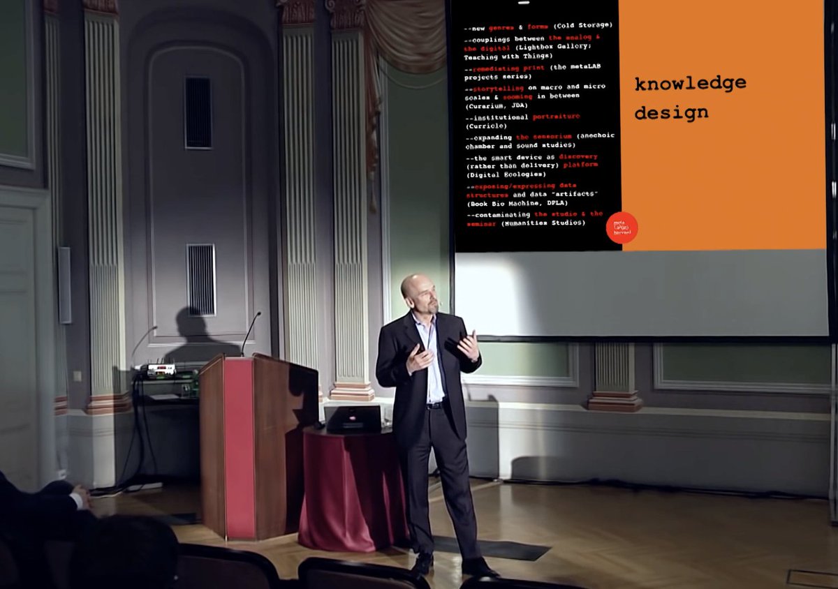 ACDH_OeAW's tweet image. We are feeling a bit nostalgic today looking at the first video we published on YouTube. 🎥 The #Lecture by Jeffrey Schnapp on #KnowledgeDesign is definitely worth rewatching: youtube.com/watch?v=FttED2…