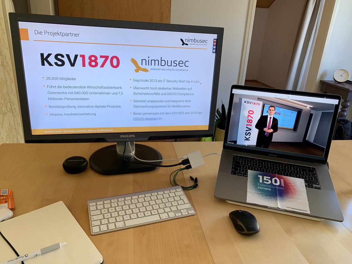 nimbusec's tweet photo. #Corona oder nicht, #nimbusec gibt Gas! @KSV1870 #cyberriskrating #austria https://t.co/E9TSa0yYBd