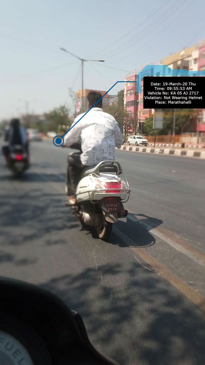 RoadSenseAI's tweet photo. #AutoBot #AI #Follow_Traffic_Rules #BangaloreCityTraffic #RidingWithoutHelmet #RoadSafety #Section194D #RoadSense @blrcitytraffic @btppubliceye #WearHelmet #RideSafely
For More Information 
https://t.co/ujrsIqs6Ht https://t.co/gZ9nchhOXG