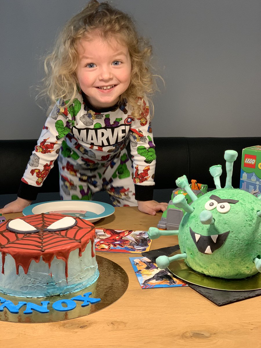 Quarantine Birthday Party! When a cake goes viral... #StayAtHome #COVID19 #flattenthecurve #birthdaycake