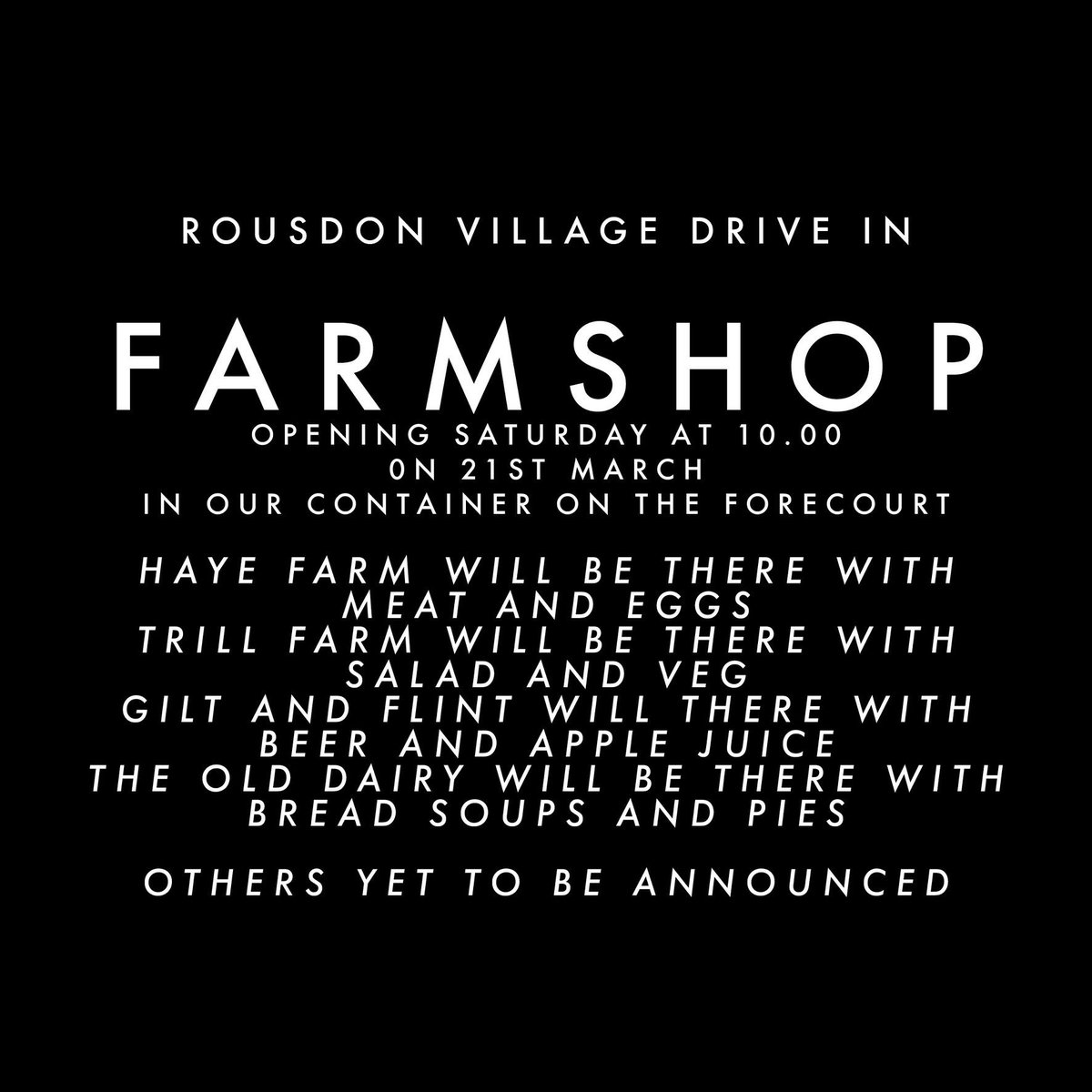 SocioSW's tweet image. A great idea to support food producers who normally supply to restaurants and pubs.... 
.... and a great way to bypass the retail leviathans who are actually quite enjoying the current madness. 
Please Share and Support!