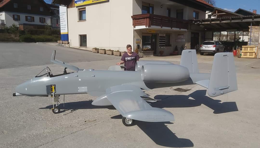 a10 warthog rc plane