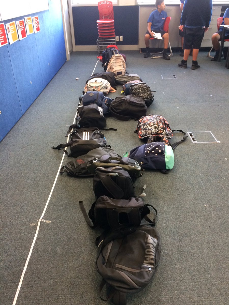 Forming Bag-and-whisker. great way to learn box -and whisker. 
Using bag weight. 
Very Engaging  #bagandwhisker. #alfristoncollege