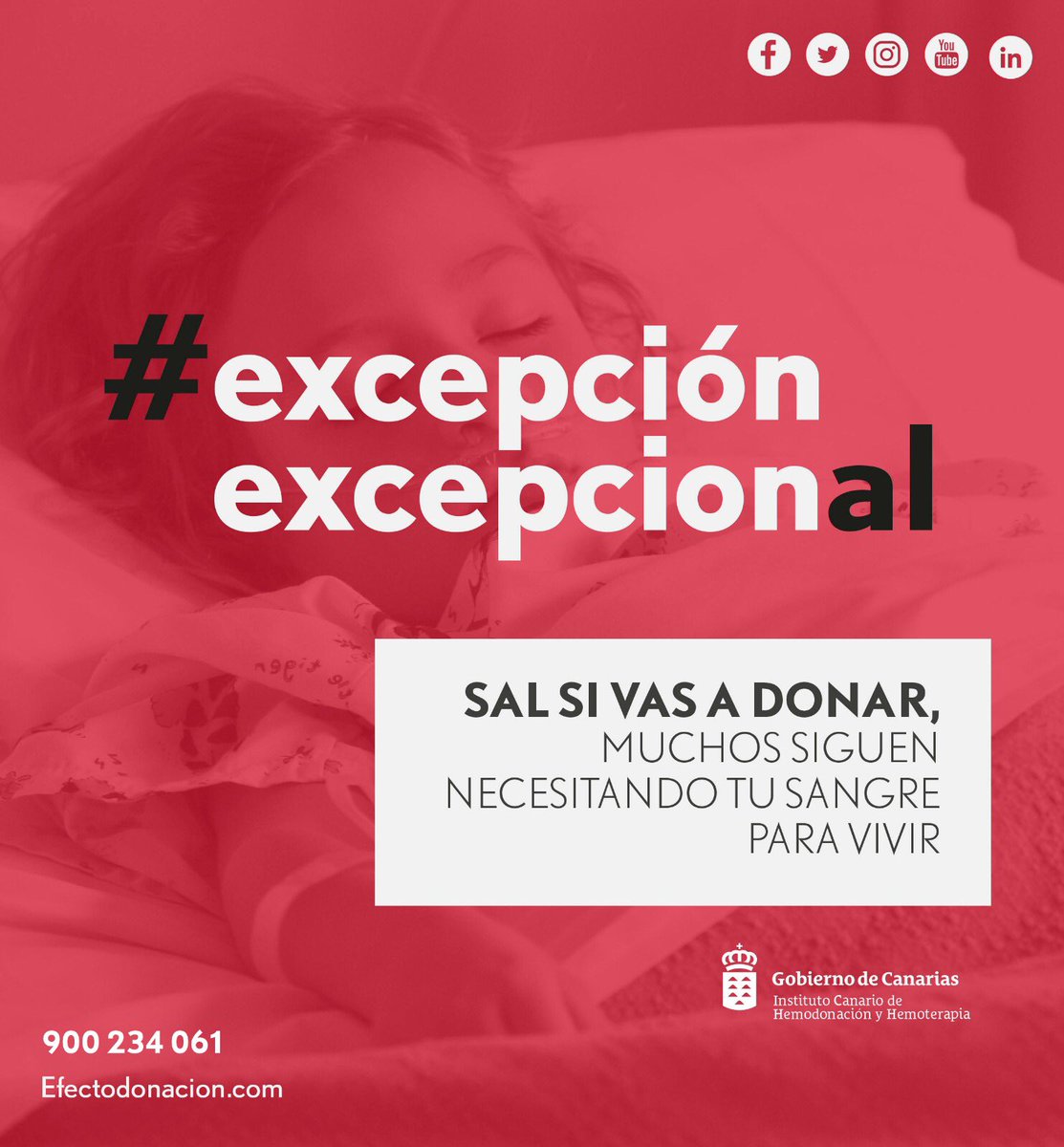 ❣️Sal si vas a donar sangre, necesitamos que hagas una #ExcepciónExcepcional y salves vidas.

Te contamos #DóndeEstamosHoy > efectodonacion.com/unidades-movil…

🚍En #Fuerteventura
📍Puerto del Rosario | <a href="/CC_Las_Rotondas/">C.C.Las Rotondas</a>