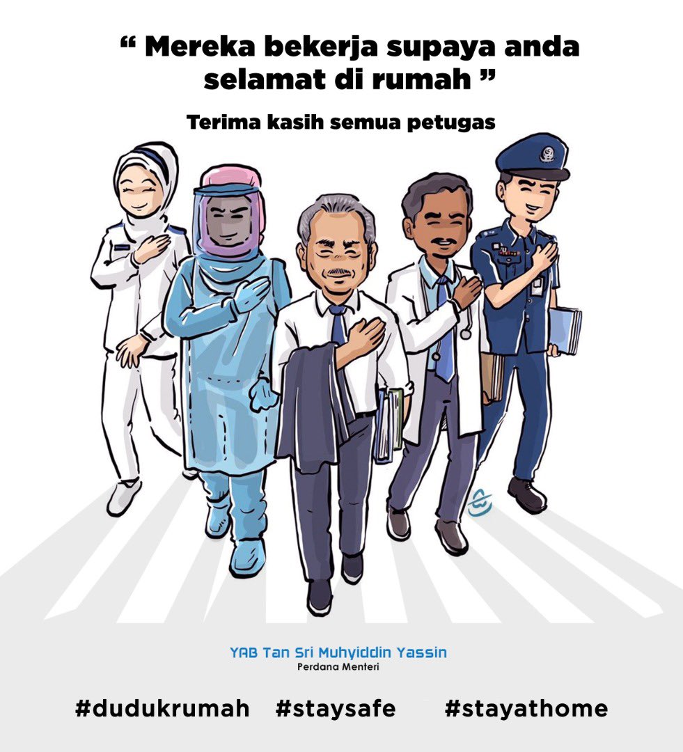 #DudukRumah #StayAtHome