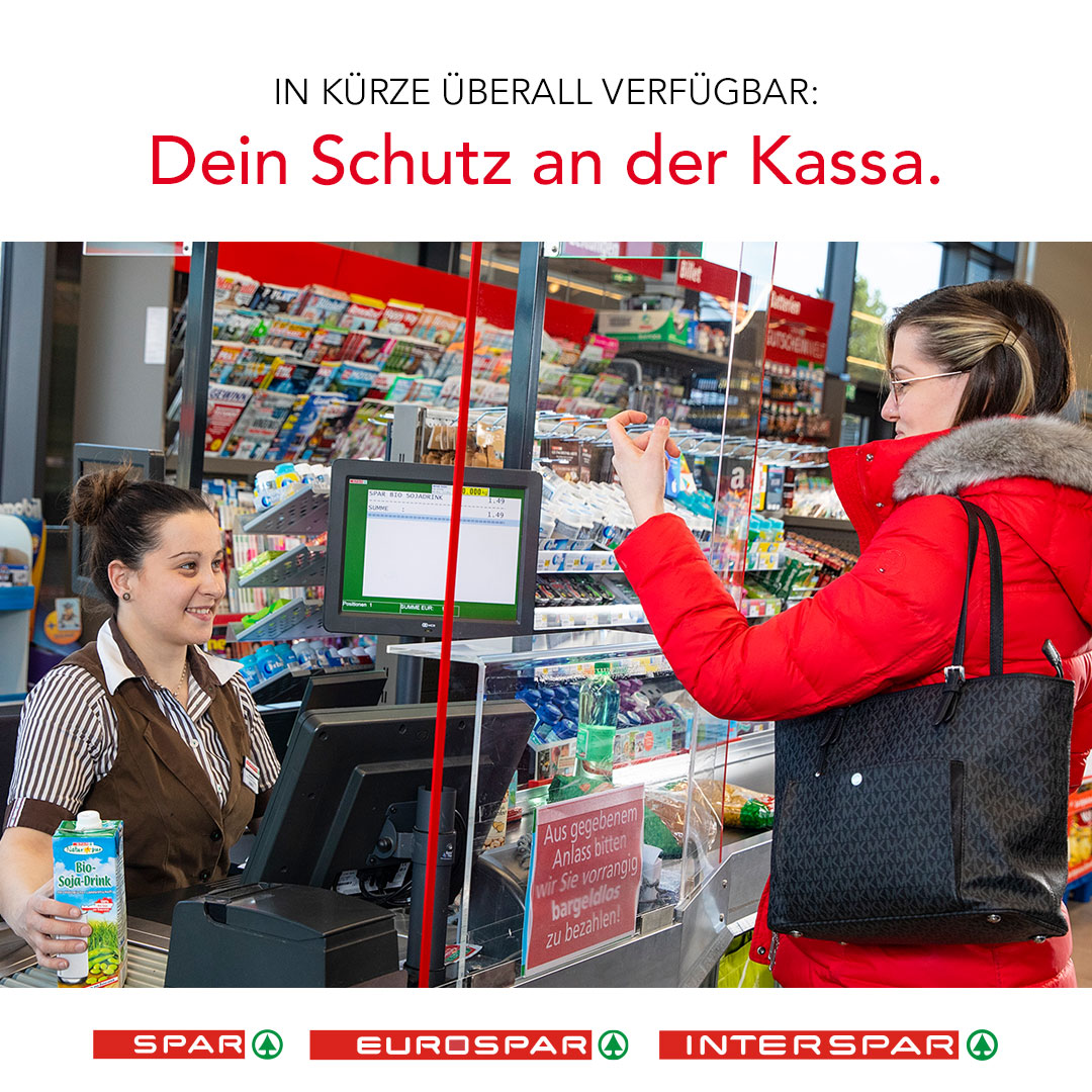 SPAR Österreich on Twitter "Dein Schutz an der Kassa SPARoesterreich stattet alle Kassen mit
