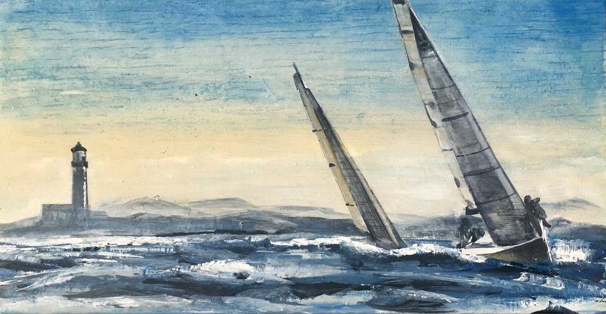 EuGi1974's tweet photo. Acrilico su legno, #eugeniogiaccone #acrilicpainting #voiles #sailng #sea #painting #barcaavela #vela https://t.co/YGo8AEHeY0