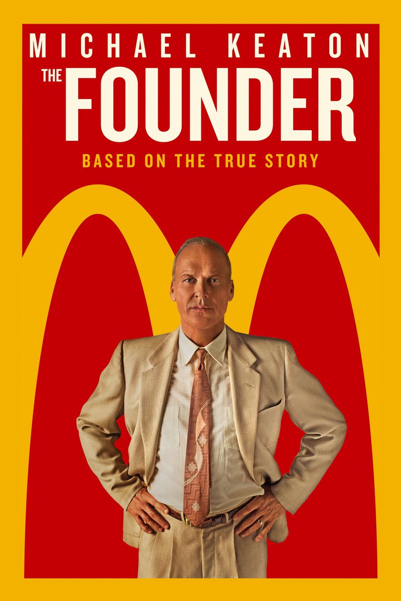JetWebZA's tweet image. Movie recommendation:  The Founder

This follows the true-life story of Ray Kroc, a struggling salesman, who turned the McDonald brothers&apos; restaurant into a multi-billion dollar food franchise.  A lot can be gleaned about the value of branding and marketing.

#Digital