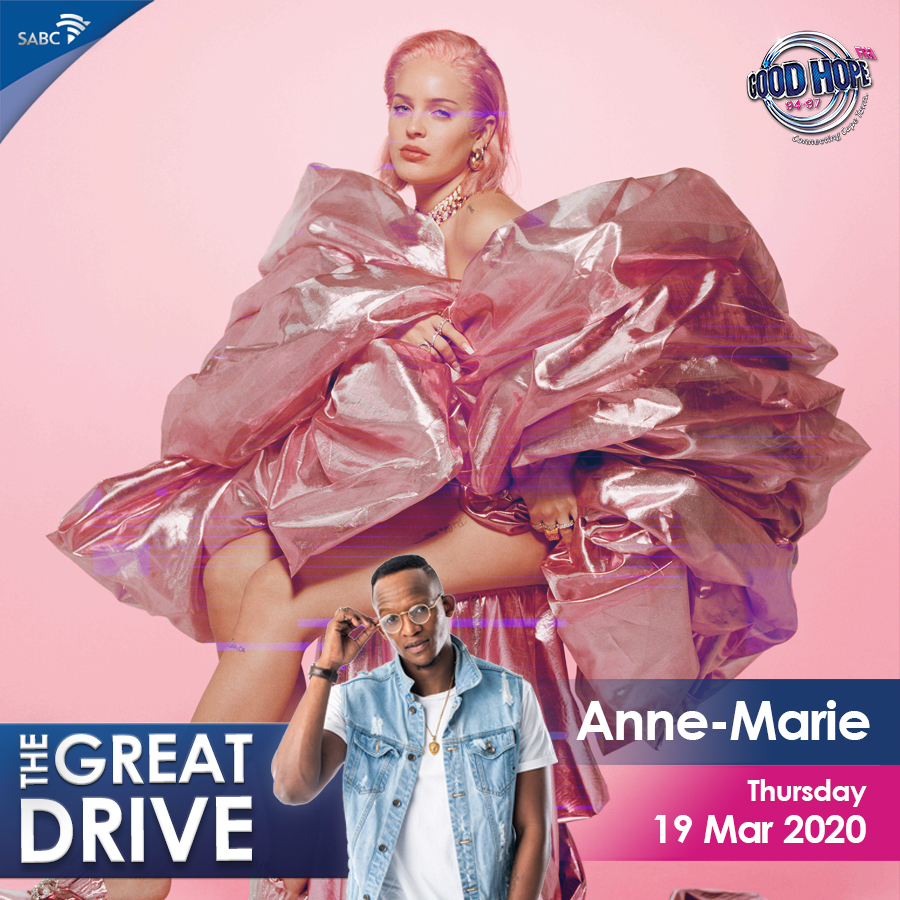Good Hope FM (@goodhopefm) on Twitter photo π¨Interview Alertπ¨
ποΈ Tune into #TheGreatDrive as <a href="/Kyeezi/">Kyeezi</a> interviews multi-platinum singer-songwriter <a href="/AnneMarie/">ANNE-MARIE</a> after 5pm today. 
π² Stream via the @SABCNewsOnline App:
App Store: bit.ly/SABCAppStore
Play Store: bit.ly/SABCPlayStore
#BeGreat π¨Interview Alertπ¨
ποΈ Tune into #TheGreatDrive as <a href="/Kyeezi/">Kyeezi</a> interviews multi-platinum singer-songwriter <a href="/AnneMarie/">ANNE-MARIE</a> after 5pm today. 
π² Stream via the @SABCNewsOnline App:
App Store: bit.ly/SABCAppStore
Play Store: bit.ly/SABCPlayStore
#BeGreat