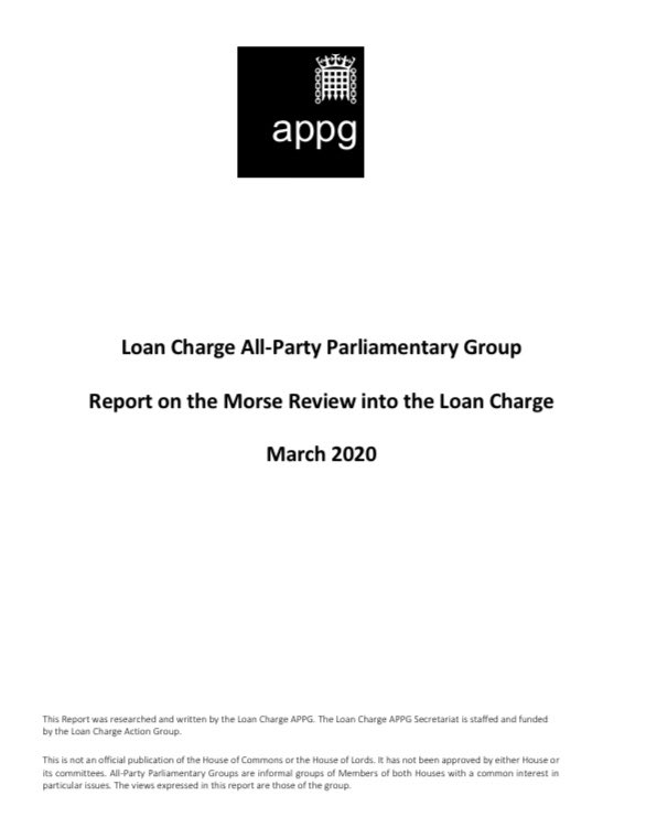 BREAKING: Here’s our comprehensive new report exposing that the #MorseReview into the #LoanCharge came up with a fundamentally flawed conclusion in stating that the “law was clear” from 2010. It is thus WRONG to leave a retrospective Loan Charge in place loanchargeappg.co.uk/news/loan-char…