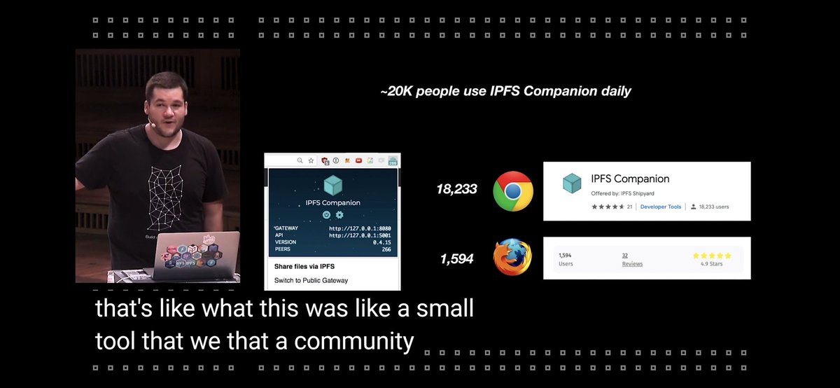 I remember PR and convo to Firefox that time.I think this was historical moment to connect to legacy world, where adoption went steeply up. https://bugzilla.mozilla.org/show_bug.cgi?id=1428446Making browser? - Count on  @dat_protocol Scuttlebutt, IPFS & Dweb