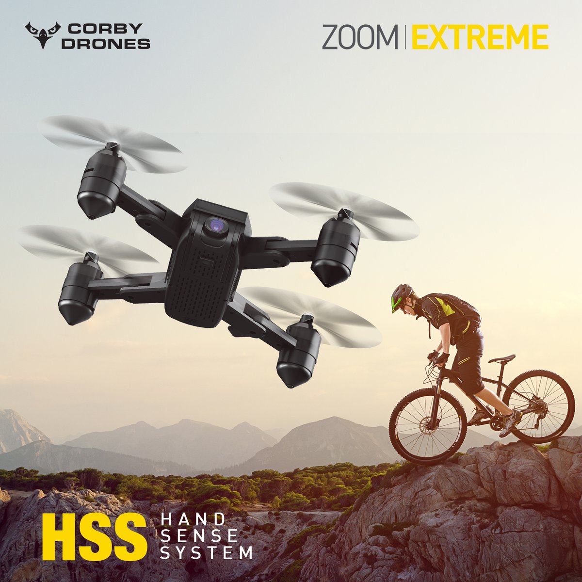 tt_teknoloji's tweet photo. Yepyeni bir Corby💥 CX015 Zoom Extreme ile extreme bir drone deneyimi. 1080p kamerasıyla en kıvrak manevralarınızda bile mükemmel performans! #corbydrones #drone https://t.co/wPEIsA9LDV