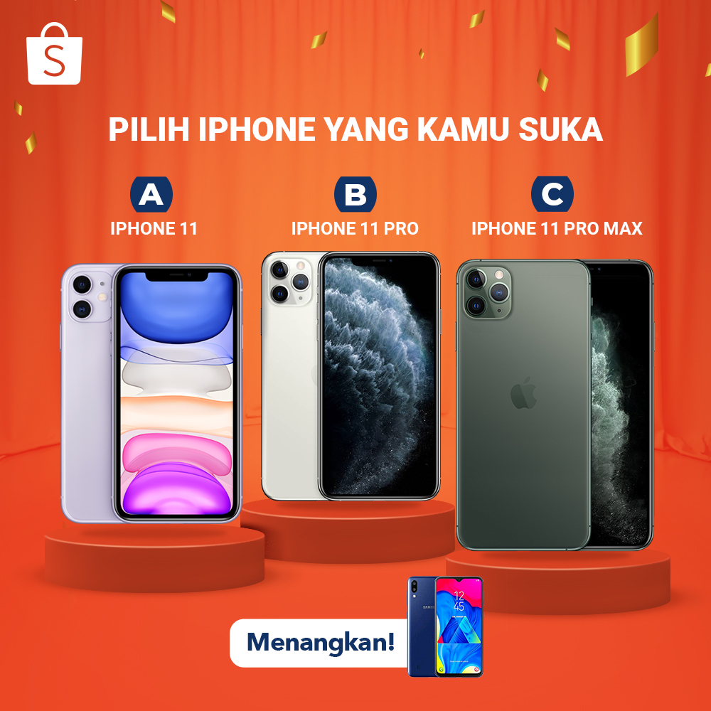 ShopeeID's tweet photo. 1. FOLLOW @shopeeid
2. RETWEET &amp; LIKE tweet ini
3. REPLY PILIHANMU pake hestek #DirumahSamaShopee SEBANYAK-BANYAKNYA
4. 1 pemenang dipilih ACAK buat dapetin Samsung A10, diumumin 24 Maret 20.

Periode sampai 23 Maret 20. Lumayan kan HP baru biar bisa #BelanjaDariRumah di Shopee! https://t.co/7p1L5maGMD