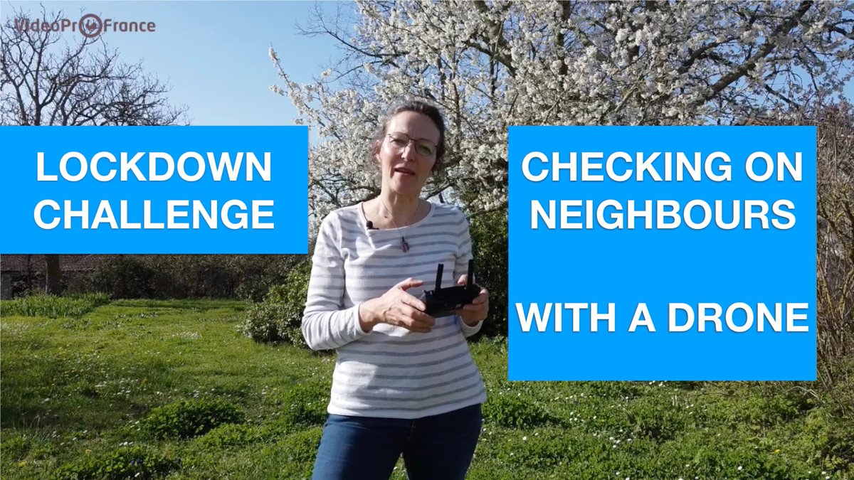 VideoProFrance's tweet image. Today's 'Lockdown Challenge' video - checking on neighbours with my drone :-) #LockdownChallenge youtu.be/irCHLnB6kKw