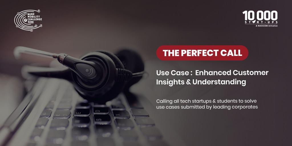 nasscomstartups's tweet photo. Imagine a future where a business calls us at the right time for the right requirement. Wouldn't it be a better experience for us and them? If you think so too and have a solution in mind, then let's talk. Apply now - https://t.co/844x3i5rlJ #NIPPMobilityChallenge #10000Startups https://t.co/SCC2VBCYgm