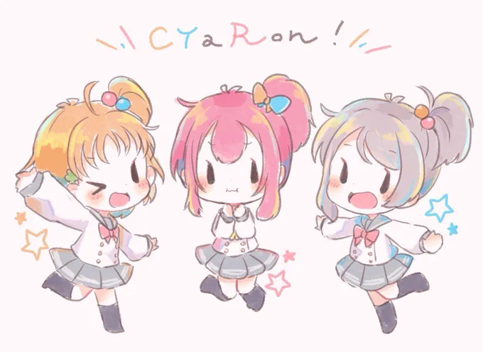 #自分のTwitterいいねTOP3をあげる 

ラブライブ!フェスと、CYaRon!ちゃんと、りこちゃん(引用RT)だった!
デフォルメ気に入ってもらえて嬉しい☺️ https://t.co/D4UZEJ9Jos 