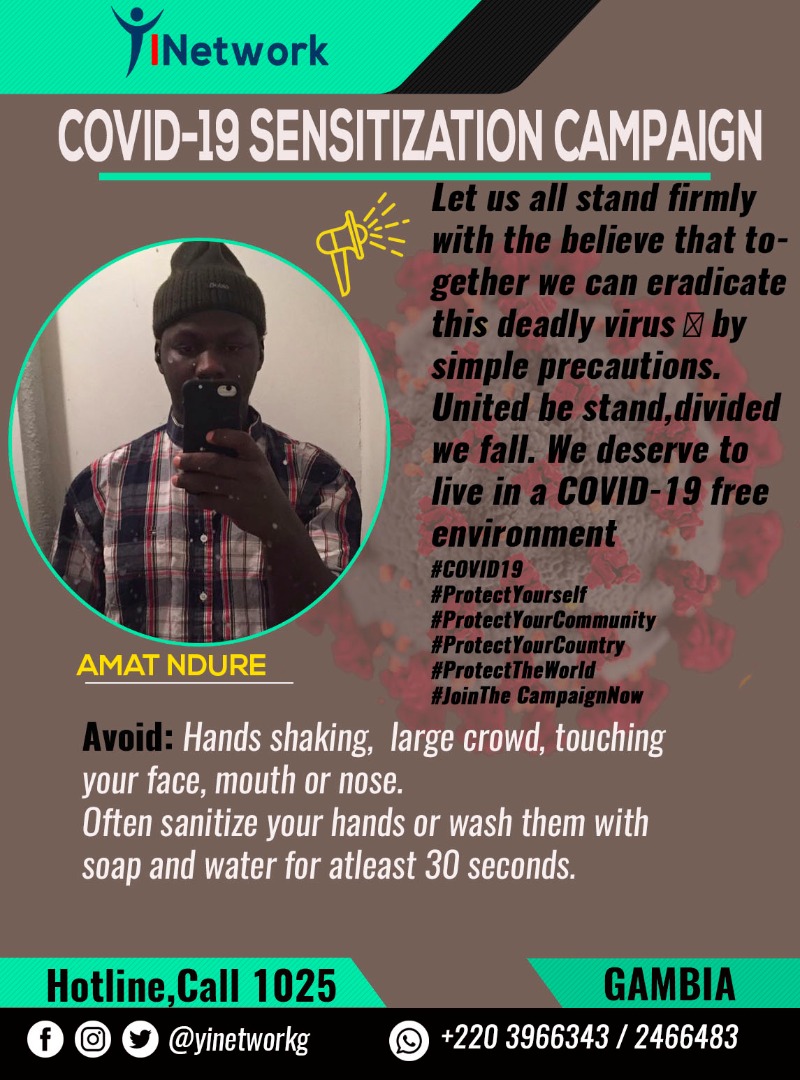 YinetworkG's tweet photo. JOIN THE CAMPAIGN ON CONVID-19 NOW!!!

To join..
Send a picture of you and a short note to sensitize the world..

#CONVID19 
#ProtectYourself 
#protectyourcommunity
#protectyourcountry
#protecttheworld https://t.co/vtU3xGCx2e