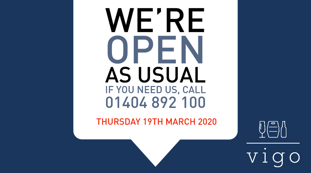 We're aware &amp; very grateful that many of you rely on us to provide some of the products that keep your business in production. Today we are still open &amp; able to despatch. If you need goods, please contact us sooner rather than later 👍 #StaySafe #BetterTogether