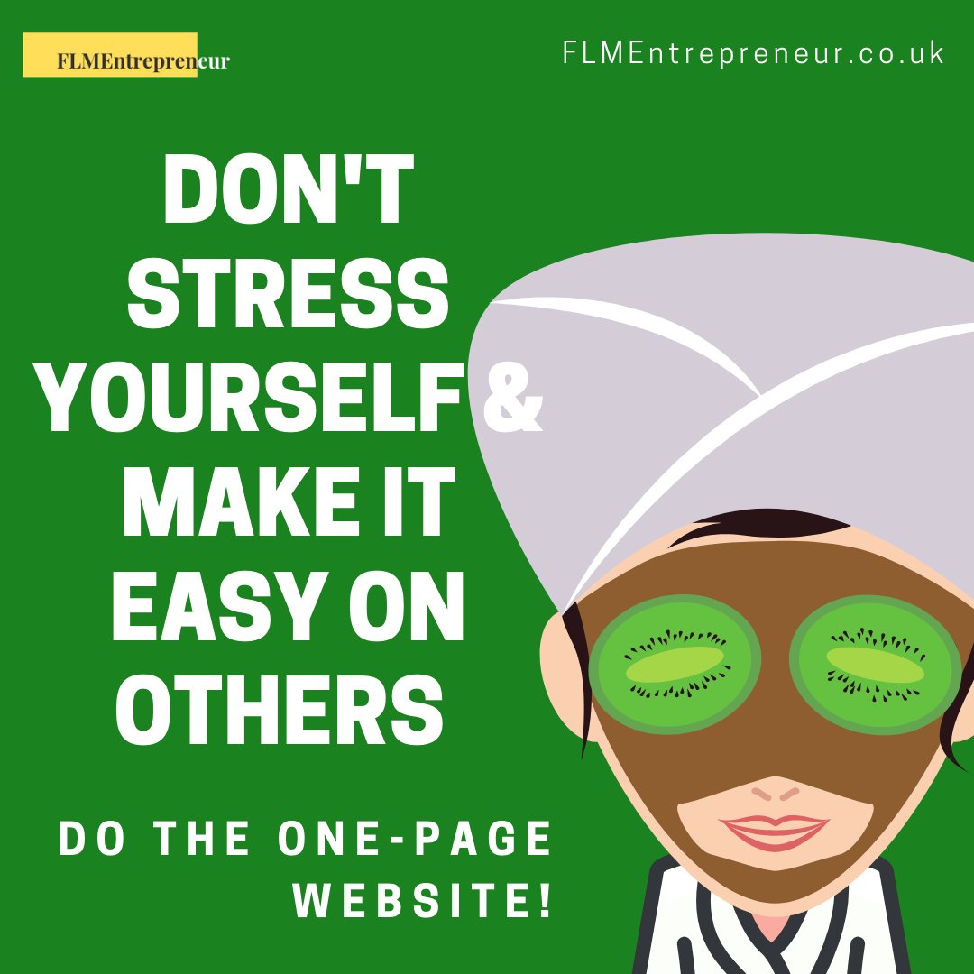 We Create, we Manage, we Host the Website that will deliver the purpose of your business effectively and give you the results you are looking for, be it sales, list building, bookings, donations, spread of awareness, whatever you need! 

Have questions? flmentrepreneur.co.uk/one-page-websi…