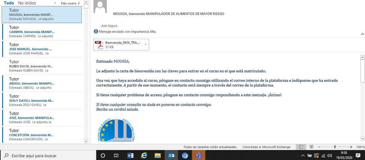josesc13's tweet photo. Todo preparado para que en unos minutos beneficiari@s de @funddonbosco #Sevilla, participantes en el curso de "Operaciones Auxiliares de Comercio" del programa #Incorporalacaixa, impulsado por @FundlaCaixa @Cajasol, comiencen el #CursoDeManipuladorDeAlimentos ! #Capacitación https://t.co/iAjaSeSDam