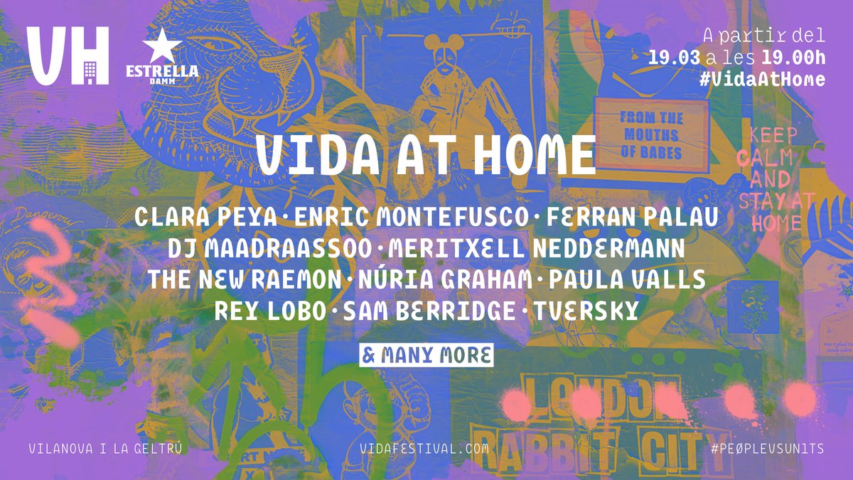 #VidaAtHome: El VIDA et porta a casa els artistes que actuaran al ...