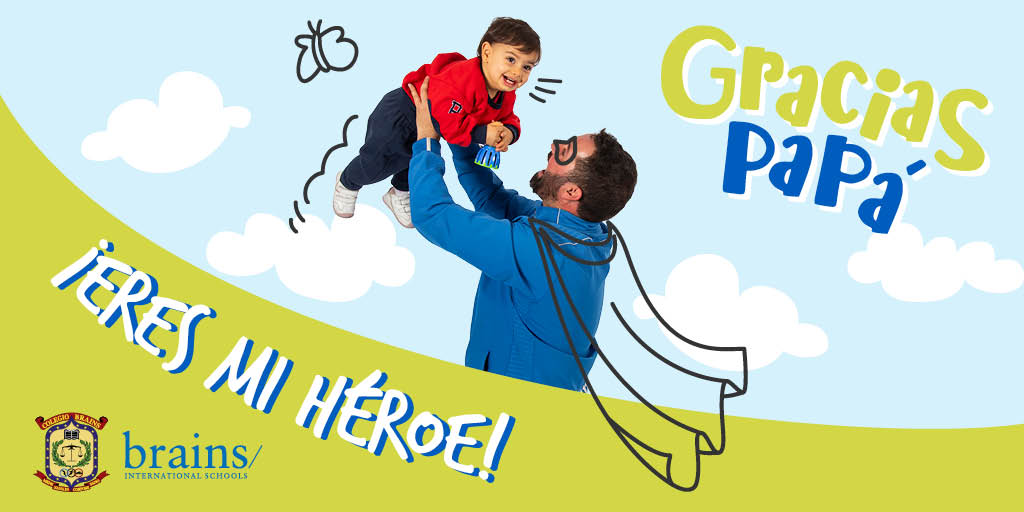 Colegio_Brains's tweet photo. ¡Hoy es el día de nuestros superhéroes sin capa! Vamos a darles las gracias por todo lo que nos ayudan en nuestro día a día 🥰 ¡gracias papás!

#DíaDelPadre #Educación https://t.co/UMzJIxlJZq