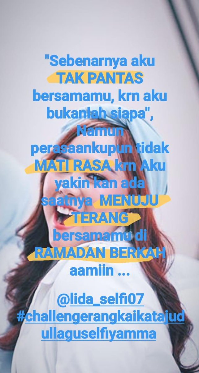 Mheel23's tweet photo. Yeeyy sudah tayangg .. 
Silahkan ke Youtube @3dent_id #selfiyammaTakpantas @SelfiYammaLIDA https://t.co/nDlCabHCul