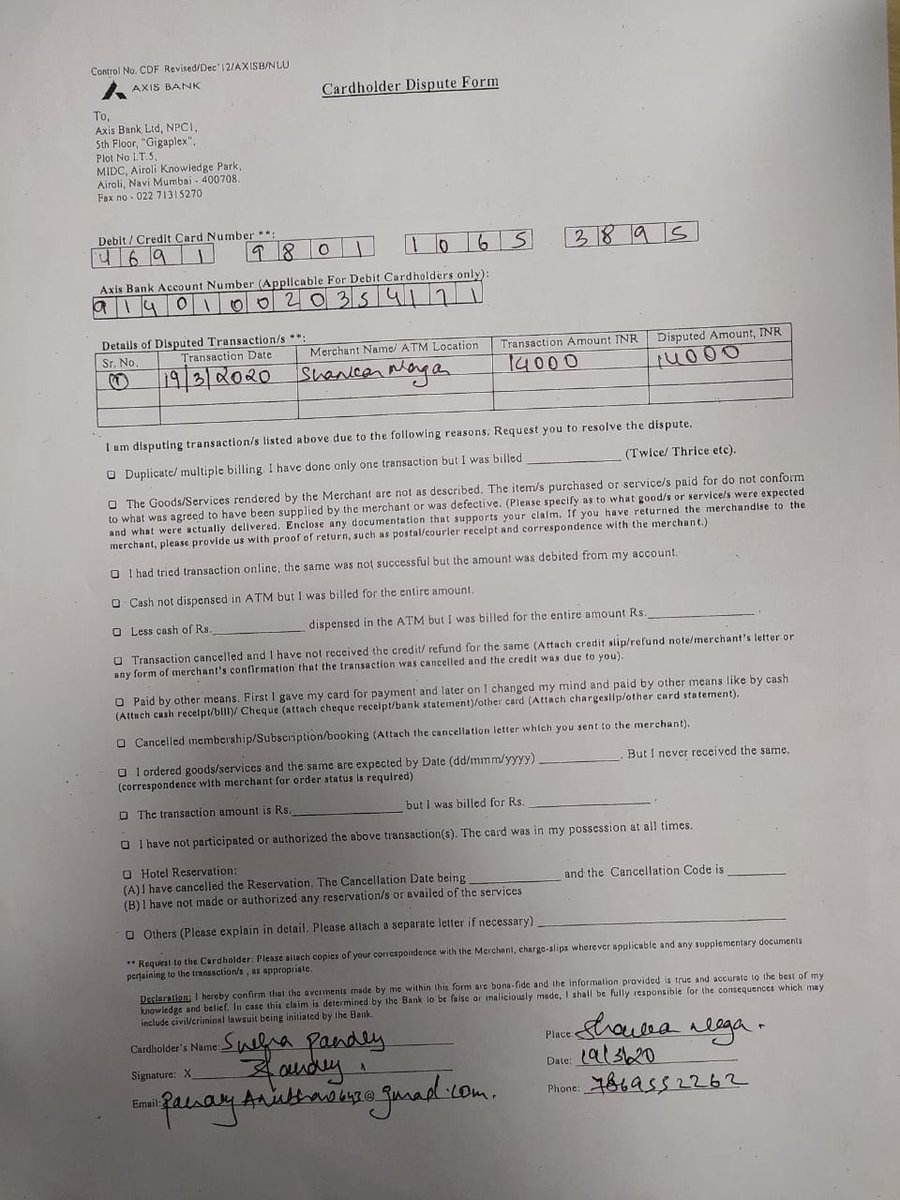 pathakpravin25's tweet photo. 2/2 asked  me to wait for a day  where i got agreed . but when i am asking him to give me written he refuses and says he can not mention 1 day he will write 7 days and suggested me to do what ever i can do. so please let me know what to do ?.

sharing account detail  : https://t.co/UhMBh1COUA