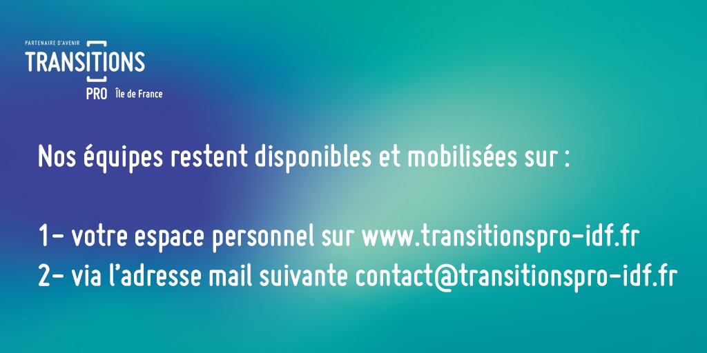 Fongecif Iledefrance Transitions Pro Iledefrance On Twitter