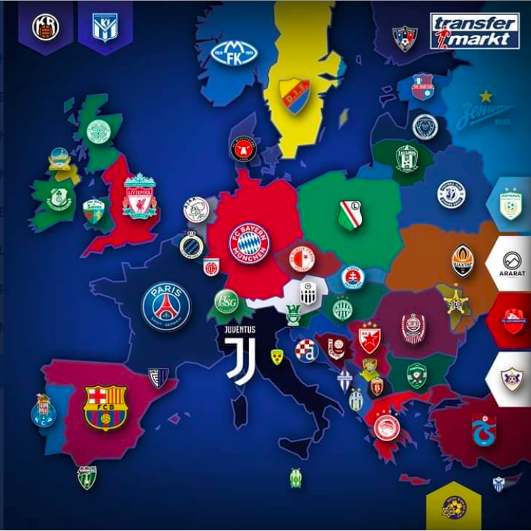PlayerMatchCom's tweet photo. If the leagues stopped now, this would be the champions of each country ๐1โฃ
#Playermatch #Season #football #soccer #champions #table #StayHome #league
*( the Norwegian and Swedish league are not started) https://t.co/Z2R7MrInn3