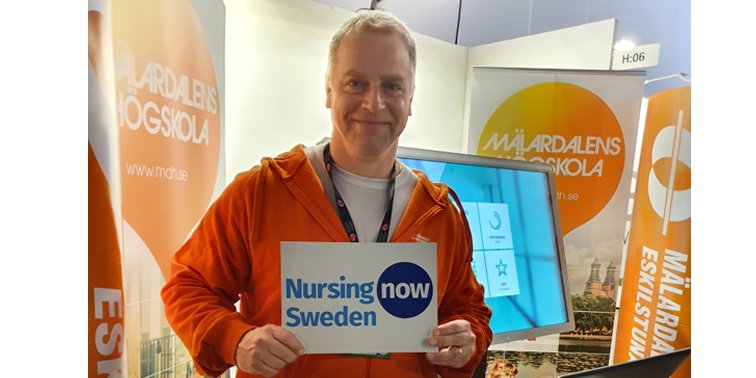 NowSweden's tweet photo. Anders Widmark, ordförande för Riksföreningen för akutsjuksköterskor stödjer kampanjen Nursing now Sweden #nursingnowsweden https://t.co/GdUOcXJMhV